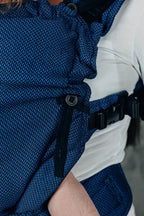 My First Baby Carrier - LennyUpGrade Carrier, herringbone weave 100% cotton - COBALT - Woven Baby Standard   lenny_upgrade    #
