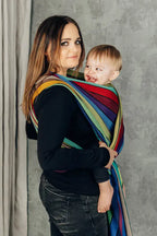 Baby Sling, Broken Twill Weave, (100% cotton) - CAROUSEL OF COLORS (grade B) - Woven Baby L - 7   long_woven_wraps    #