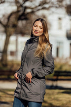 Softshell Babywearing Coat- Grey - Woven Baby XL   softshell_babywearing_coats    #
