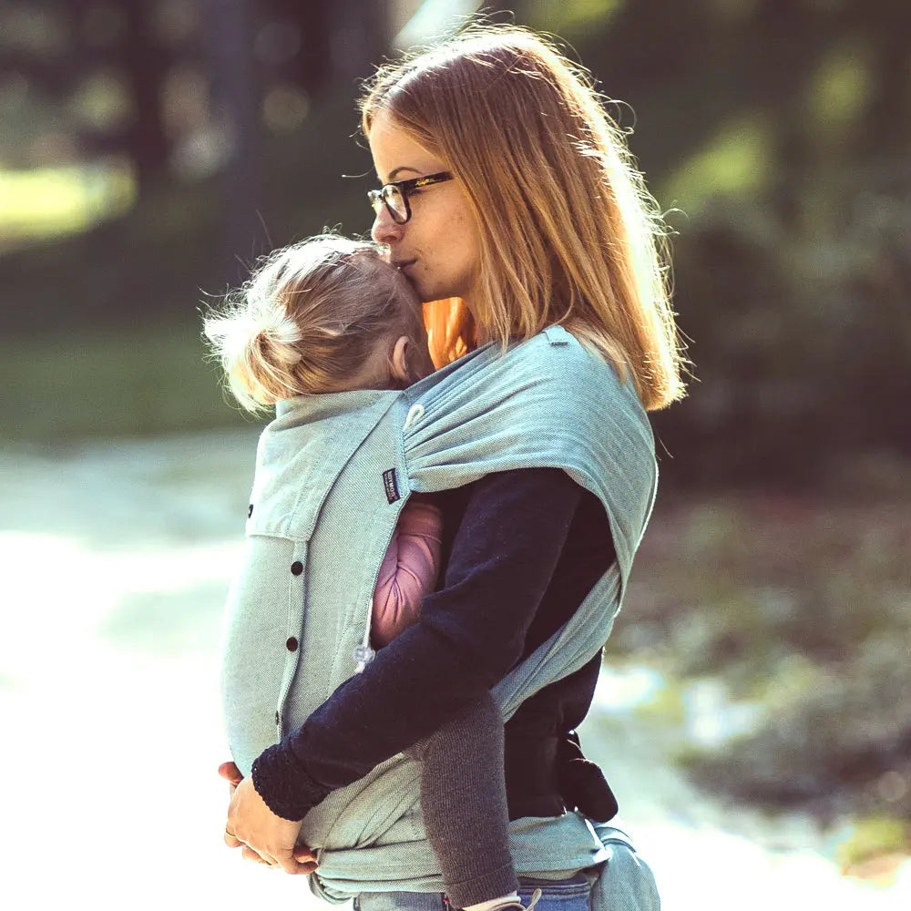 DIDYMOS DidyKlick Toddler - Woven Baby One Size / Ocean   Baby Carriers > Halfbuckle Carrier > DidyKlick 4u Toddler    #