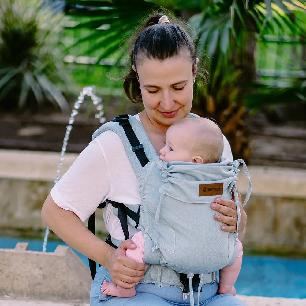 DIDYMOS DidySnap - Woven Baby One Size / Summer Mosaic   Baby Carriers > Fullbuckle Carrier > DidySnap 4u - Soft Structured Carrier    #