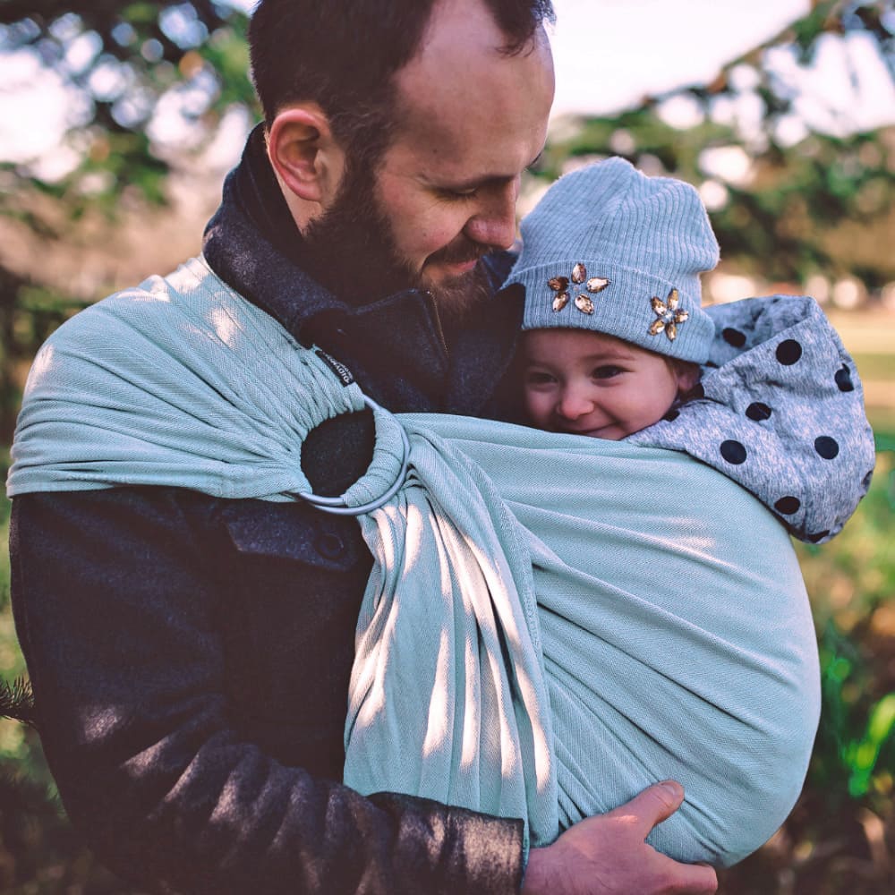 DIDYMOS DidySling Ocean size 1R - Woven Baby 1R / Ocean   Baby Wrap Slings > DidySling - Ring Sling    #