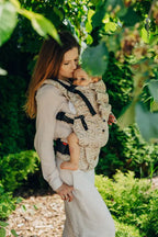 LennyUpGrade Carrier, jacquard weave, 50% cotton, 50% bamboo viscose - INFINITY - GOLDEN HOUR - Woven Baby Standard   lenny_upgrade    #