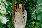 LennyUpGrade Carrier, jacquard weave, 50% cotton, 50% bamboo viscose - INFINITY - GOLDEN HOUR - Woven Baby Standard   lenny_upgrade    #