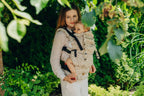 LennyUpGrade Carrier, jacquard weave, 50% cotton, 50% bamboo viscose - INFINITY - GOLDEN HOUR - Woven Baby Standard   lenny_upgrade    #