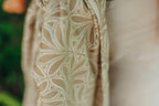 Baby Wrap, Jacquard Weave (50% cotton, 50% bamboo viscose) - INFINITY - GOLDEN HOUR - Woven Baby XS - 4   long_woven_wraps    #