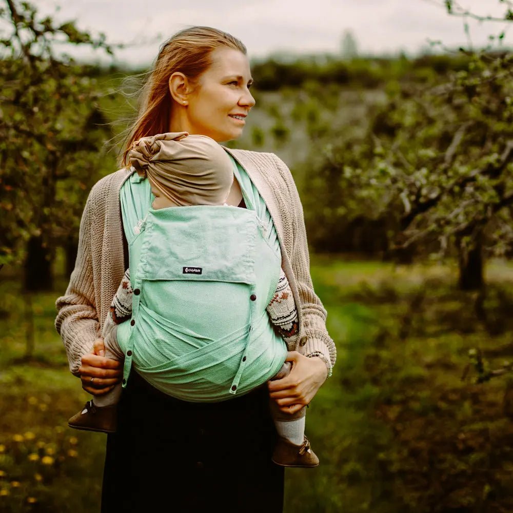 DIDYMOS DidyKlick - Woven Baby One Size / Jade   Baby Carriers > Halfbuckle Carrier > DidyKlick    #