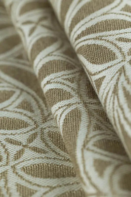 Baby Wrap, Jacquard Weave (50% cotton, 50% bamboo viscose) - INFINITY - GOLDEN HOUR - Woven Baby XS - 4   long_woven_wraps    #