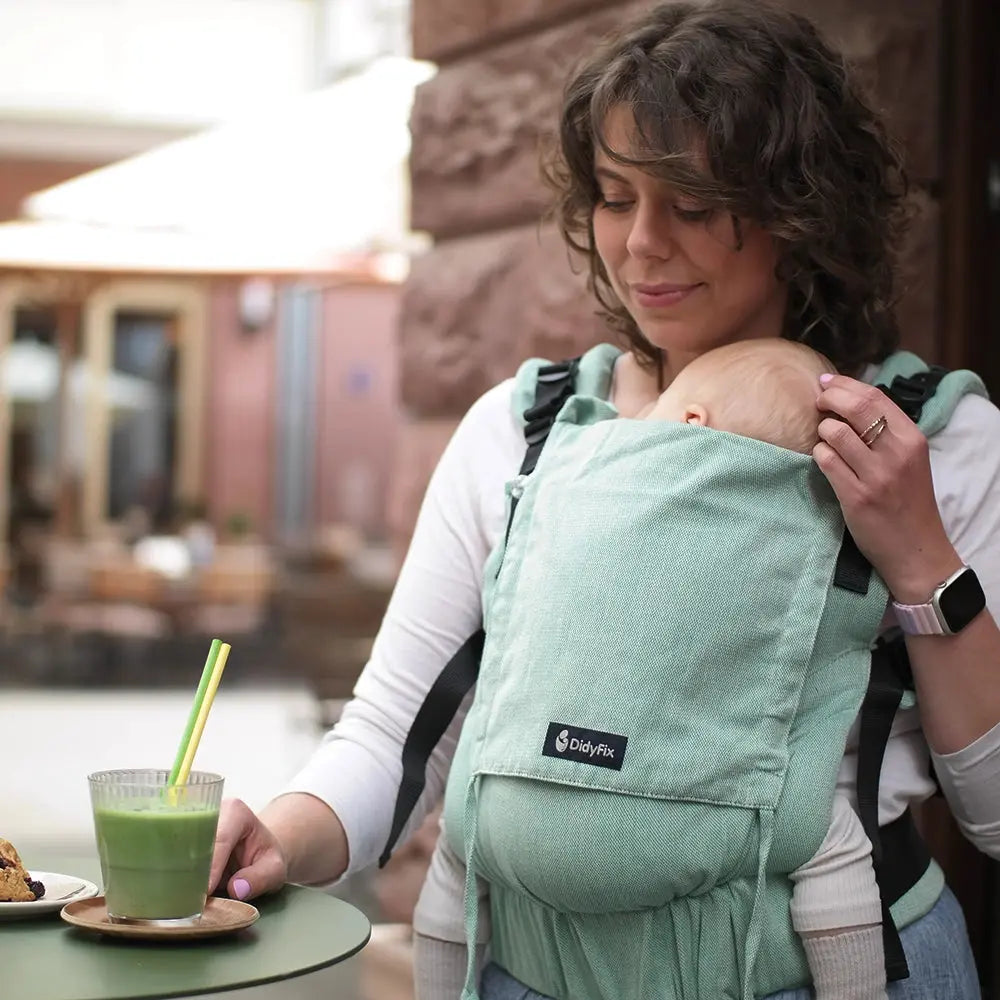 DIDYMOS DidyFix - Woven Baby One Size / Jade   Baby Carriers > Fullbuckle Carrier > DidyFix    #