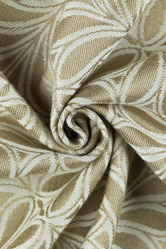 Baby Wrap, Jacquard Weave (50% cotton, 50% bamboo viscose) - INFINITY - GOLDEN HOUR - Woven Baby XS - 4   long_woven_wraps    #