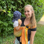 Ringsling Free Elf Fusion D'oro - double weft - Girasol - Woven Baby 1   Ring Sling    #