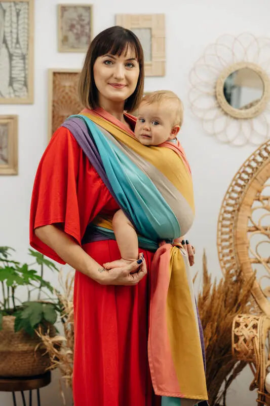 Baby Sling, Broken Twill Weave, (100% cotton) - PASTELS - Woven Baby Size - L-Size - M-Size - S-Size - XL-Size - XS   long_woven_wraps    #