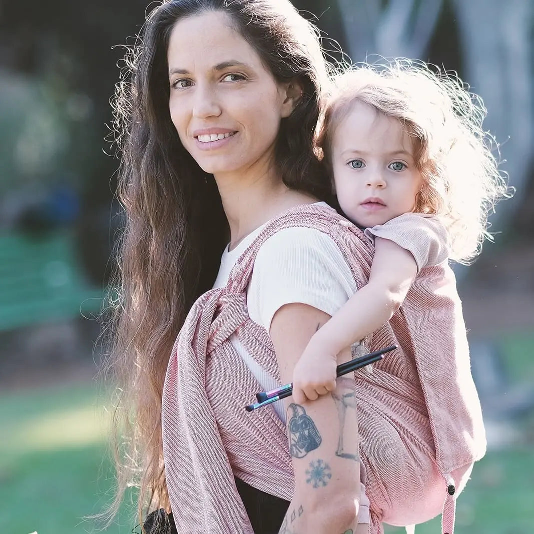 DIDYMOS DidyKlick Toddler - Woven Baby One Size / Chili   Baby Carriers > Halfbuckle Carrier > DidyKlick 4u Toddler    #