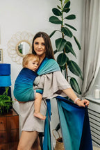 Baby Sling, Broken Twill Weave, (100% cotton) - AIRGLOW (grade B) - Woven Baby M - 6   long_woven_wraps    #