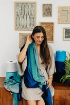Baby Sling, Broken Twill Weave, (100% cotton) - AIRGLOW - Woven Baby XS - 4   long_woven_wraps    #