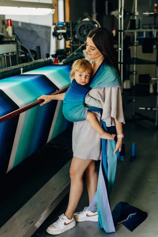 Baby Sling, Broken Twill Weave, (100% cotton) - AIRGLOW (grade B) - Woven Baby M - 6   long_woven_wraps    #