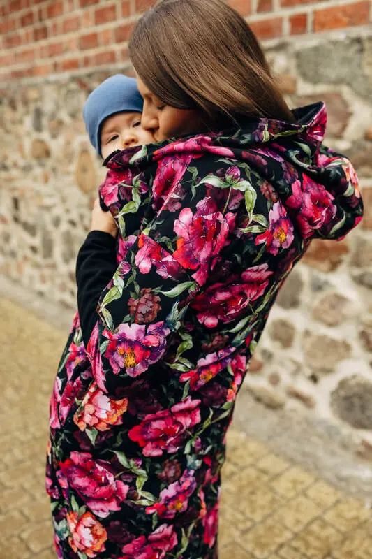 Asymmetrical Hoodie - Peony, 10% elastane, 3% polyester) (87% cotton) - Woven Baby Size - L-Size - M   asymmetrical_hoodies    #