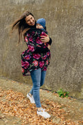 Asymmetrical Hoodie - Peony, 10% elastane, 3% polyester) (87% cotton) - Woven Baby M   asymmetrical_hoodies    #