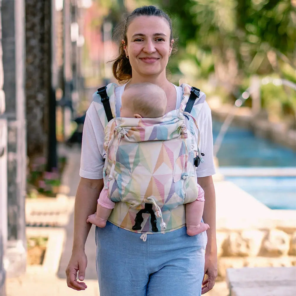 DIDYMOS DidySnap - Woven Baby One Size / Zephyr   Baby Carriers > Fullbuckle Carrier > DidySnap 4u - Soft Structured Carrier    #