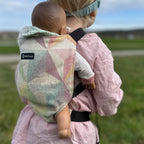 DIDYMOS Doll Snap Zephyr - Woven Baby One Size / natural | multicoloured   Accessories > Doll Carriers > Doll Carrier    #