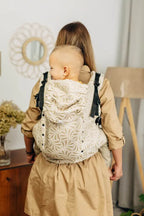 LennyPreschool Carrier, jacquard weave (50% cotton, 50% bamboo viscose) - INFINITY - GOLDEN HOUR - Woven Baby Preschool   lenny_preschool    #