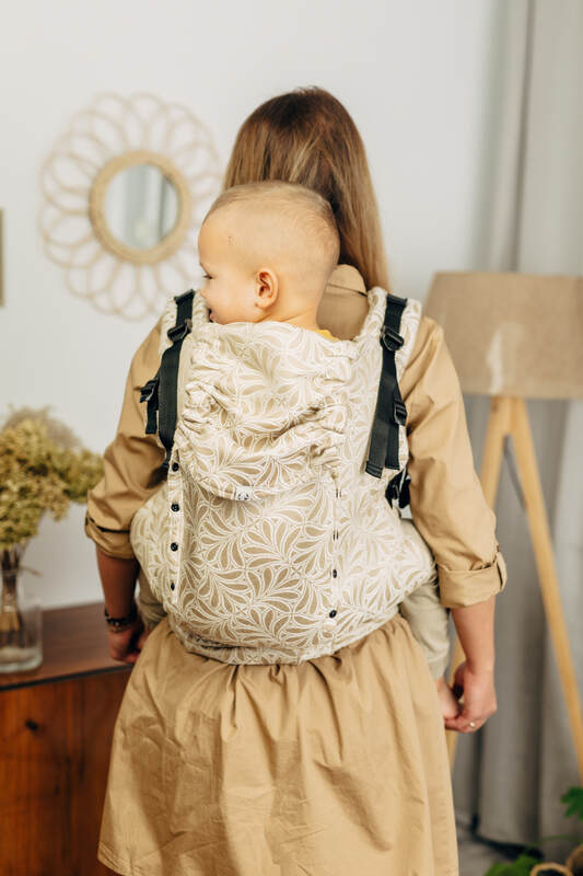 LennyPreschool Carrier, jacquard weave (50% cotton, 50% bamboo viscose) - INFINITY - GOLDEN HOUR - Woven Baby Size - Preschool   lenny_preschool    #