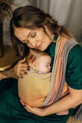 Baby Wrap, Jacquard Weave (100% cotton) - BIG HERRINGBONE - FANDANGO