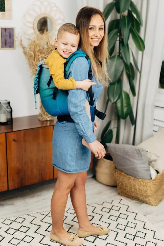 LennyPreschool Carrier, broken - twill weave 100% cotton - AIRGLOW - Woven Baby Size - Preschool   lenny_preschool    #