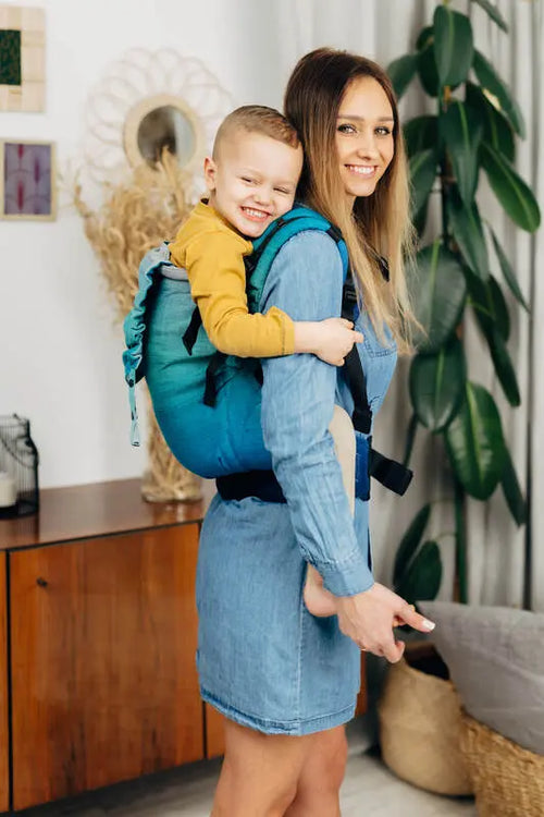 LennyPreschool Carrier, broken - twill weave 100% cotton - AIRGLOW - Woven Baby Preschool   lenny_preschool    #