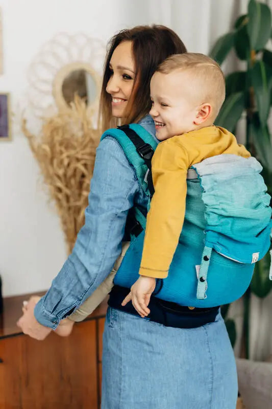 LennyPreschool Carrier, broken - twill weave 100% cotton - AIRGLOW - Woven Baby Size - Preschool   lenny_preschool    #