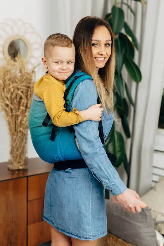 LennyPreschool Carrier, broken - twill weave 100% cotton - AIRGLOW - Woven Baby Preschool   lenny_preschool    #