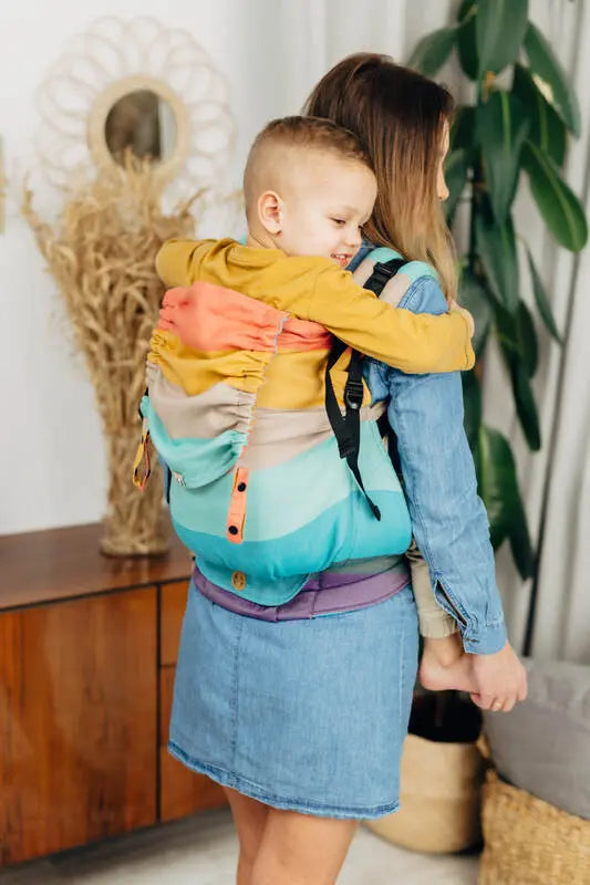 LennyPreschool Carrier, broken - twill weave 100% cotton - PASTELS - Woven Baby Size - Preschool   lenny_preschool    #