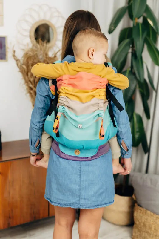 LennyPreschool Carrier, broken - twill weave 100% cotton - PASTELS - Woven Baby Size - Preschool   lenny_preschool    #
