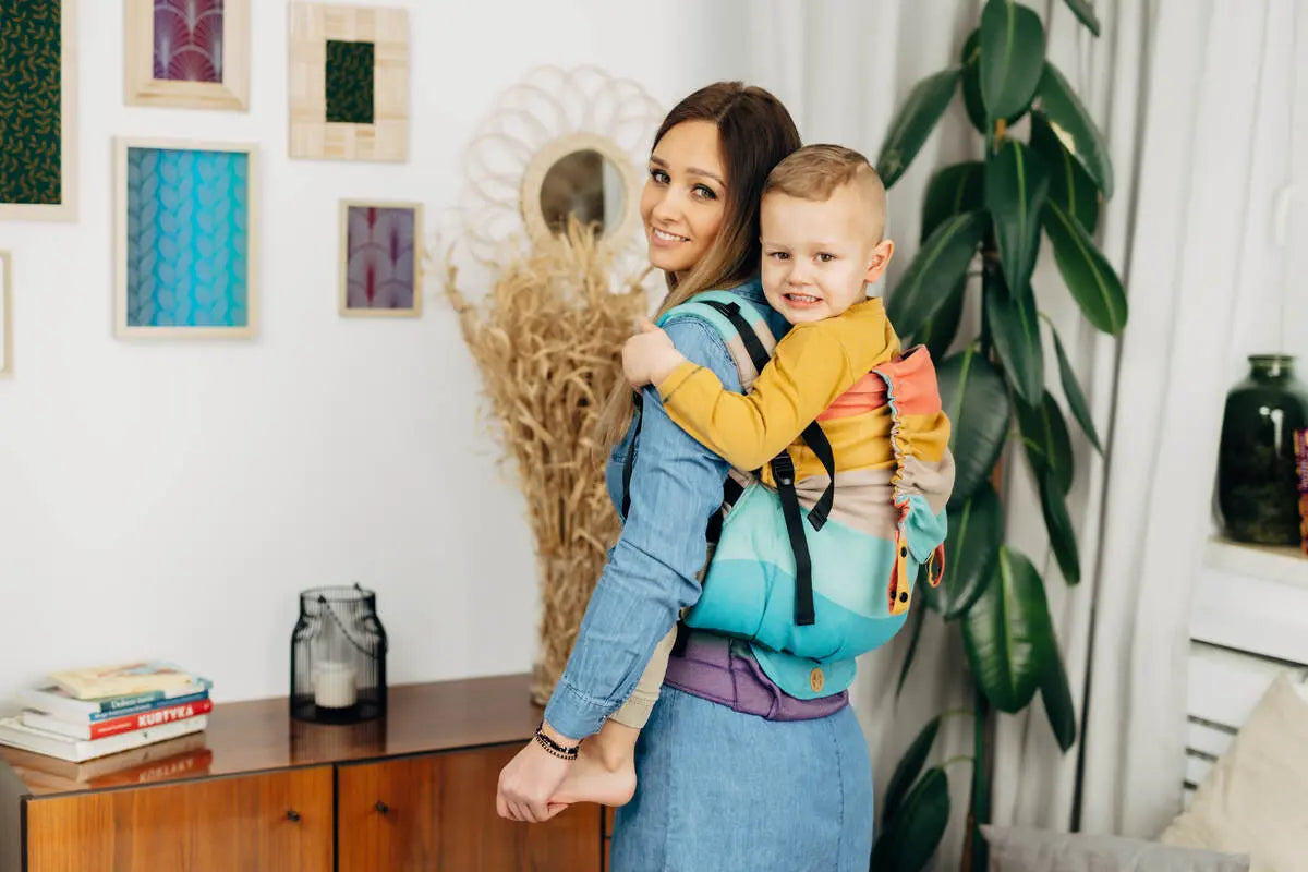 LennyPreschool Carrier, broken - twill weave 100% cotton - PASTELS - Woven Baby Size - Preschool   lenny_preschool    #