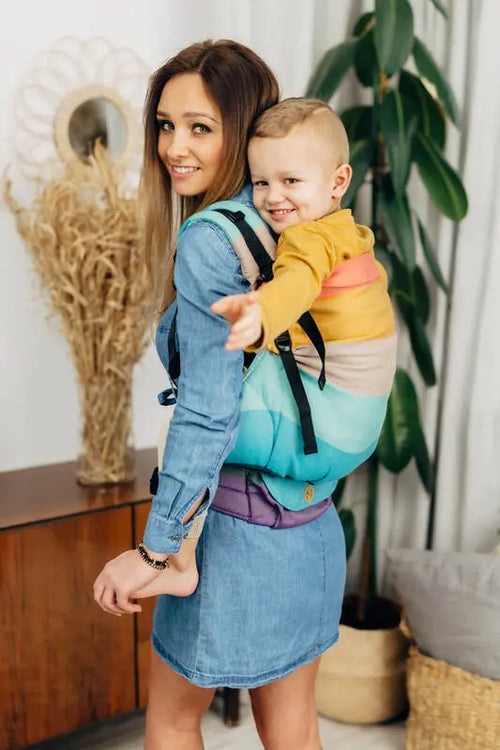 LennyPreschool Carrier, broken - twill weave 100% cotton - PASTELS - Woven Baby Preschool   lenny_preschool    #