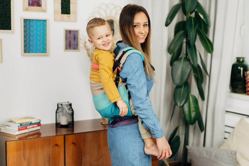 LennyPreschool Carrier, broken - twill weave 100% cotton - PASTELS - Woven Baby Preschool   lenny_preschool    #
