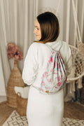 Sackpack made of wrap fabric (100% cotton) - MAGNOLIA - standard size 32cmx43cm