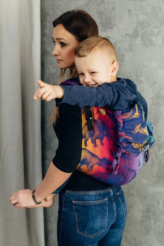 Lenny Buckle Onbuhimo PRO baby carrier, jacquard weave (100% cotton) - JURASSIC - NEW ERA (grade B) - Woven Baby Preschool   buckle_onbu_pro_carriers    #