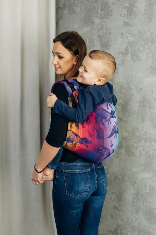 Lenny Buckle Onbuhimo PRO baby carrier, jacquard weave (100% cotton) - JURASSIC - NEW ERA (grade B) - Woven Baby Preschool   buckle_onbu_pro_carriers    #