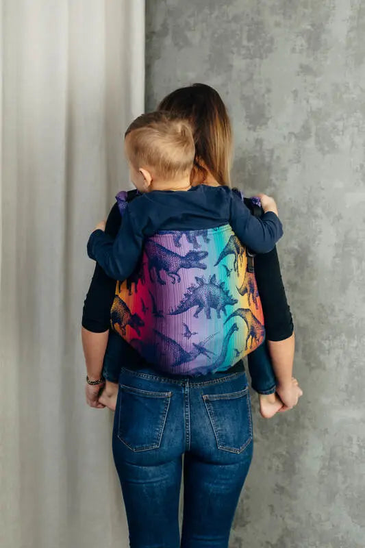 Lenny Buckle Onbuhimo PRO baby carrier, jacquard weave (100% cotton) - JURASSIC - NEW ERA (grade B) - Woven Baby Preschool   buckle_onbu_pro_carriers    #