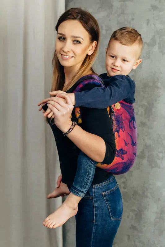 Lenny Buckle Onbuhimo PRO baby carrier, jacquard weave (100% cotton) - JURASSIC - NEW ERA (grade B) - Woven Baby Preschool   buckle_onbu_pro_carriers    #