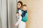 Lenny Buckle Onbuhimo PRO baby carrier, herringbone weave (100% cotton) - LITTLE HERRINGBONE OMBRE GREEN - Woven Baby Preschool   buckle_onbu_pro_carriers    #