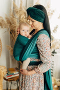 Baby Wrap, Herringbone Weave (100% cotton) - LITTLE HERRINGBONE SALSA (grade B)