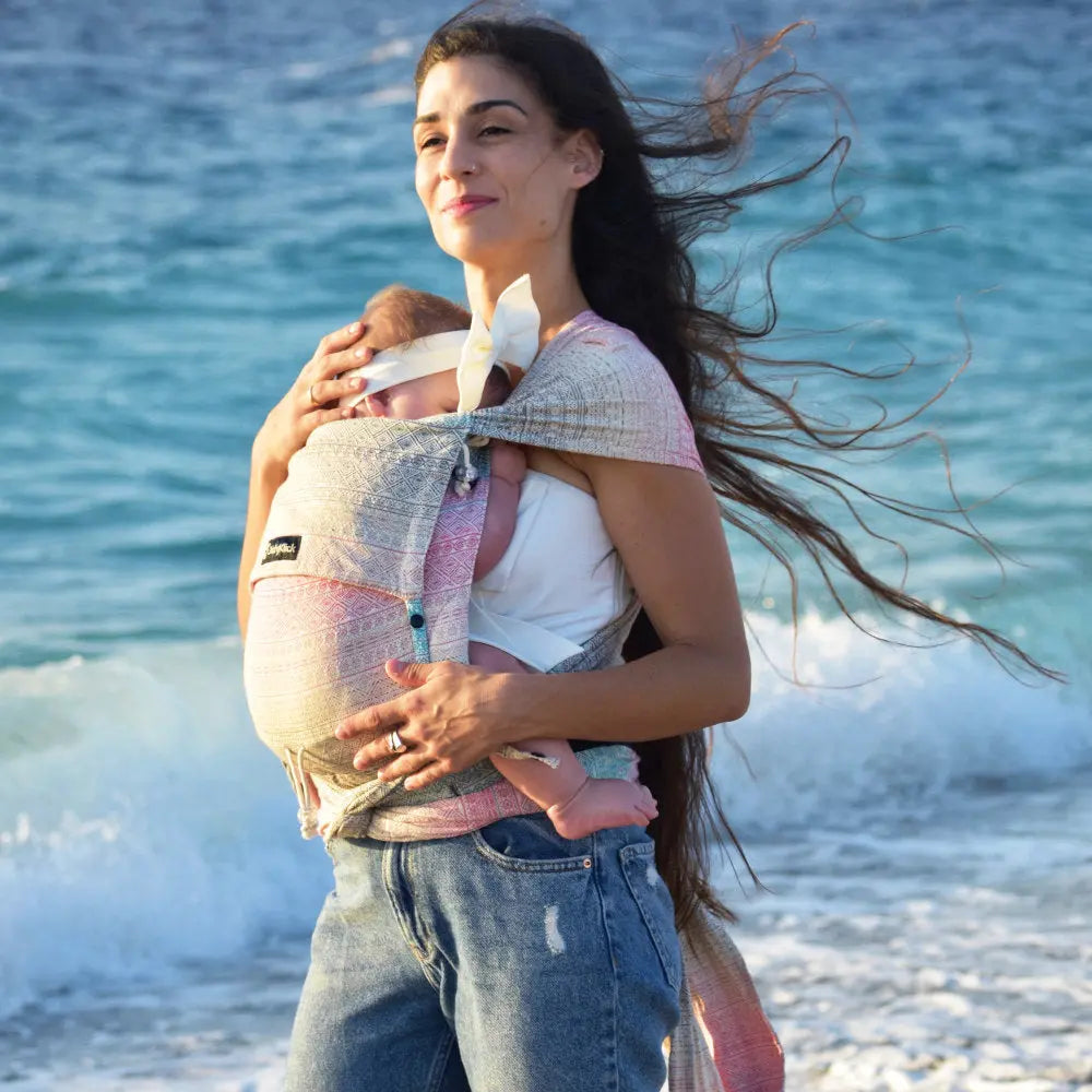 DIDYMOS DidyKlick - Woven Baby One Size / Prima Aurora   Baby Carriers > Halfbuckle Carrier > DidyKlick    #
