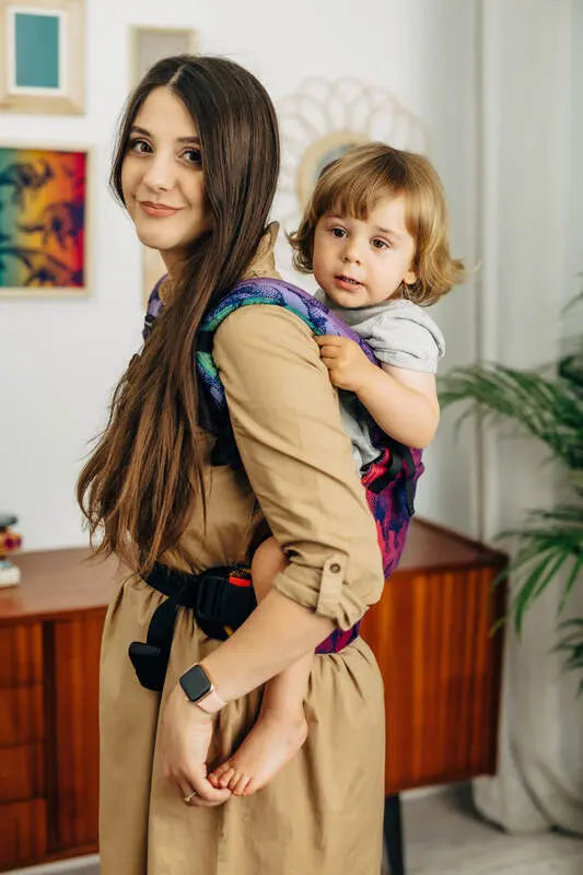 LennyLight Carrier, jacquard weave 100% cotton - JURASSIC - NEW ERA - Woven Baby Standard   lenny_light    #