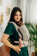 LennyLight Carrier, broken-twill weave 100% cotton - PEANUT BUTTER