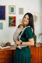 LennyLight Carrier, broken-twill weave 100% cotton - PEANUT BUTTER (grade B) - Woven Baby Standard   lenny_light    #