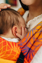 LennyLight Carrier, jacquard weave 100% cotton - RAINBOW LOTUS - Woven Baby Standard   lenny_light    #