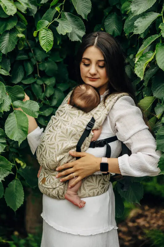 LennyLight Carrier, jacquard weave 50% cotton, 50% bamboo viscose - INFINITY - GOLDEN HOUR - Woven Baby Standard   lenny_light    #