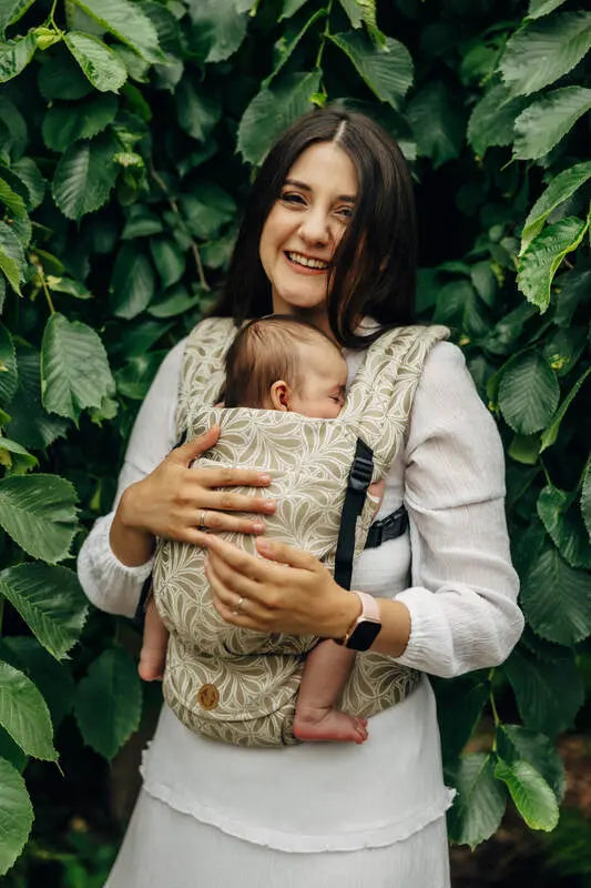 LennyLight Carrier, jacquard weave 50% cotton, 50% bamboo viscose - INFINITY - GOLDEN HOUR - Woven Baby Standard   lenny_light    #